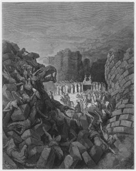 The Walls of Jericho falling down